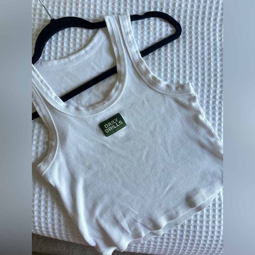Daily Drills Logo Ribbed Tank